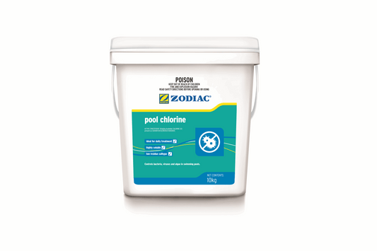 Zodiac pool chlorine product container