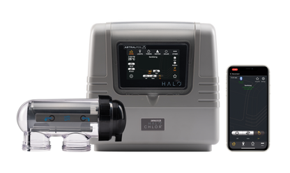 Halo water filtration system with smartphone app