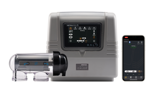 Halo water filtration system with smartphone app