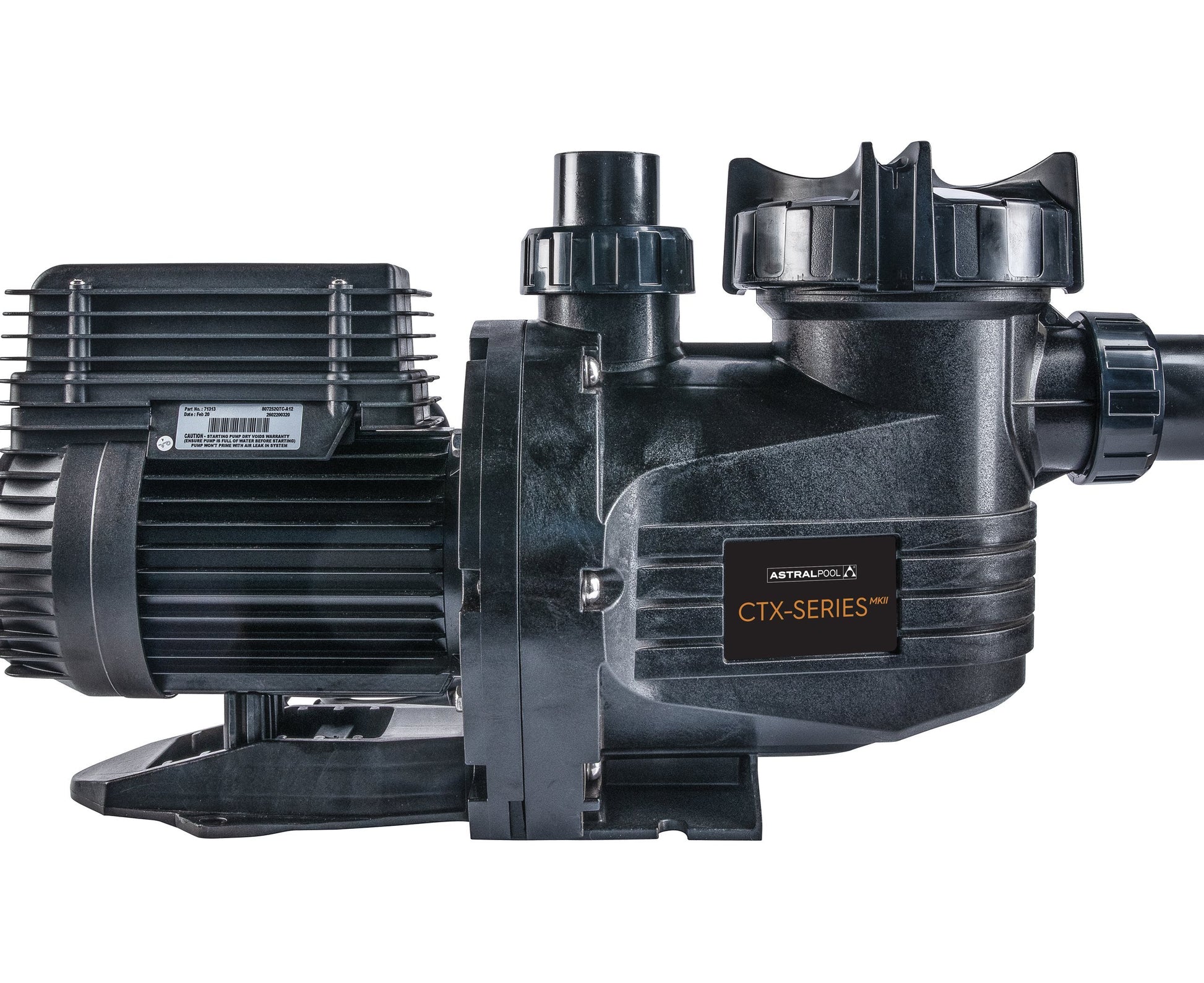 Black pump with 'CTX-Series' branding