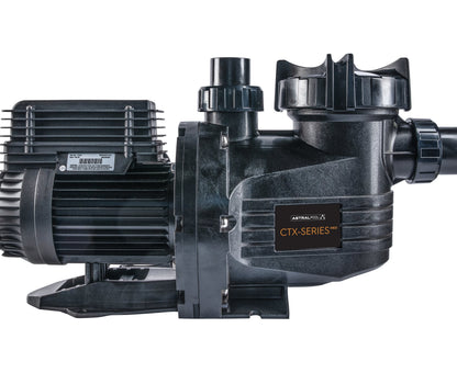 Black pump with 'CTX-Series' branding