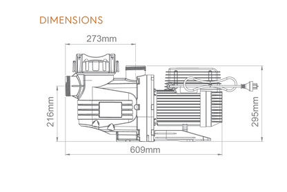 Technical drawing of a mechanical component with dimensions labeled