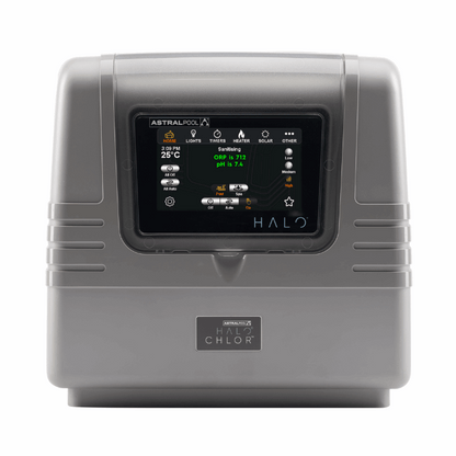 Gray electronic device with a digital display