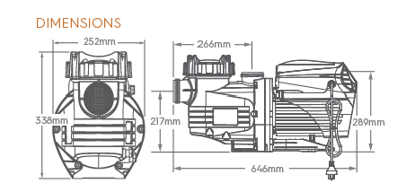Technical drawing of a mechanical component with dimensions labeled